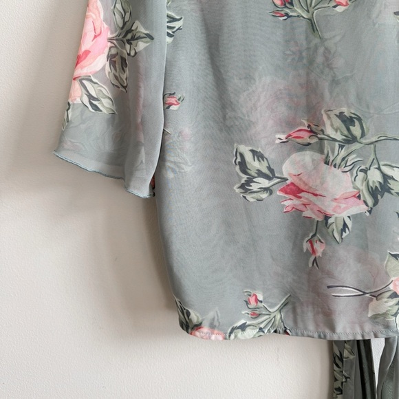 SHOW ME YOUR MUMU • The Tortuga Tie Top in Sweetheart Sage - Picture 8 of 11